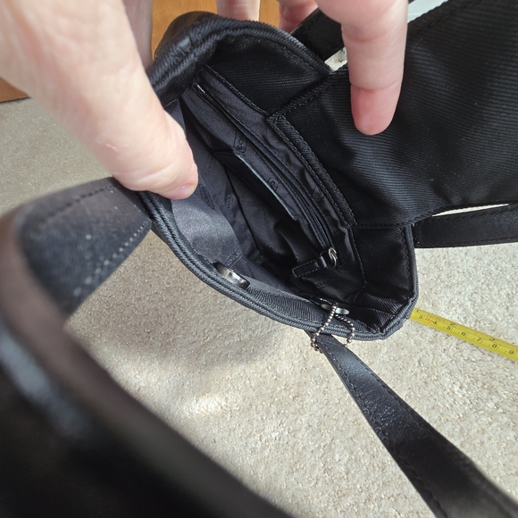 Coach Mercer black nylon tote bag Mini 8123 - Picture 5 of 8